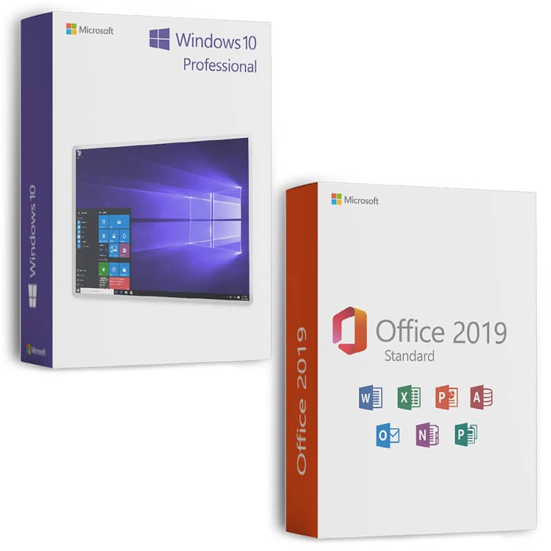 Microsoft Windows 10 Professional + Microsoft Office 2021 Standard 